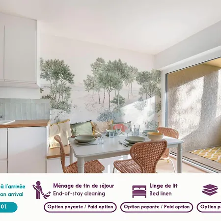 A 220m De La Plage, Avec Terrasse Pour 3 Apartament *